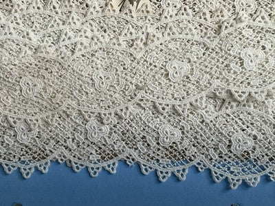 Antique Lace VTG Cluny Guipure Trim, Vintage Wedding & Period Costume Drama 2m