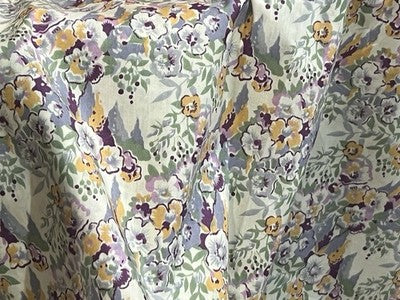 Vintage Fabric Floral Tana Lawn Cotton Liberty Of London / Sold By Metre (1m)