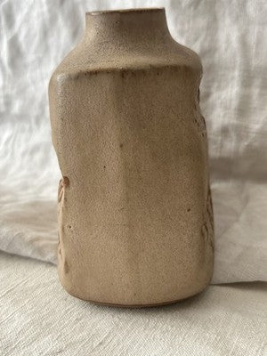 Vintage Fat Lava Vase, Mid Century Brutalist Pottery, 1960s /70s Home Decor