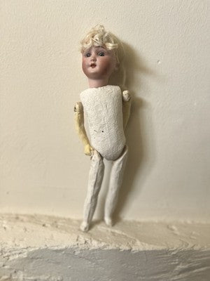 Antique Doll, Bisque Head Schoenau & Hoffmeister Vintage Toy