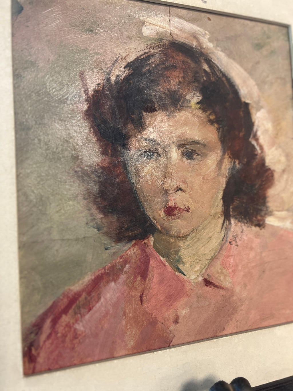 Portrait of lady wearing pink